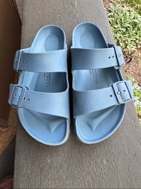 Birkenstock Light Blue Arizona Essential Sandals